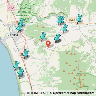 Mappa Via del Poggio, 56040 Casale Marittimo PI, Italia (4.81133)