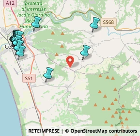 Mappa Via del Poggio, 56040 Casale Marittimo PI, Italia (6.2165)