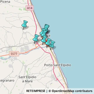 Mappa SP 26, 63821 Porto Sant'Elpidio FM, Italia (2.06545)