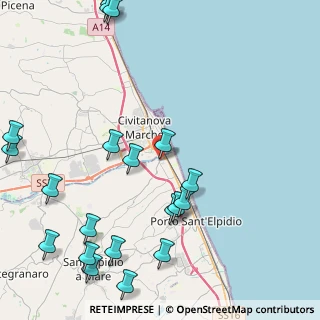 Mappa SP 26, 63821 Porto Sant'Elpidio FM, Italia (5.9135)