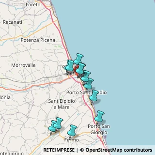 Mappa SP 26, 63821 Porto Sant'Elpidio FM, Italia (6.32917)