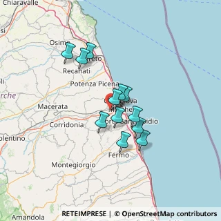 Mappa Via Enrico Mattei, 62012 Civitanova Marche MC, Italia (10.52667)