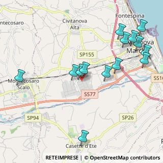 Mappa Via Enrico Mattei, 62012 Civitanova Marche MC, Italia (2.46929)
