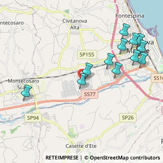 Mappa Via Enrico Mattei, 62012 Civitanova Marche MC, Italia (2.44833)