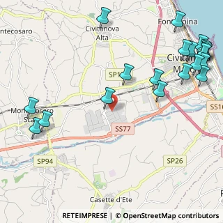 Mappa Via Enrico Mattei, 62012 Civitanova Marche MC, Italia (3.161)