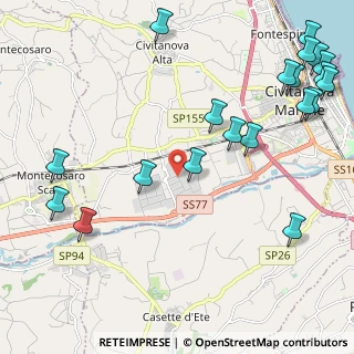 Mappa Via Enrico Mattei, 62012 Civitanova Marche MC, Italia (3.0475)