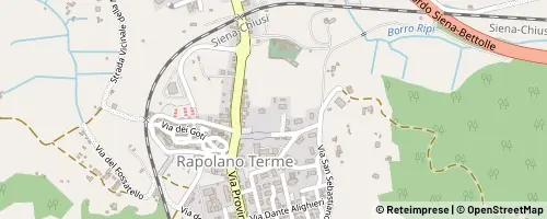 Mappa Rapolano Terme