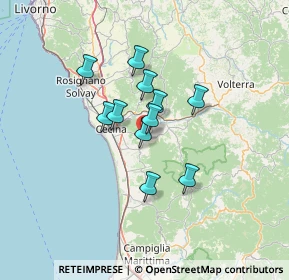 Mappa 56040 Bibbona LI, Italia (9.77455)
