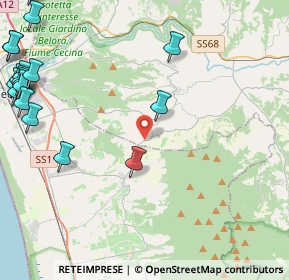 Mappa Via della Camminata Est, 56040 Casale Marittimo PI, Italia (6.80722)