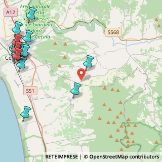 Mappa Via della Camminata Est, 56040 Casale Marittimo PI, Italia (7.047)