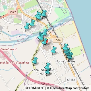 Mappa CC CEETRUS, 63821 Porto Sant'Elpidio FM, Italia (0.516)