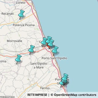 Mappa CC CEETRUS, 63821 Porto Sant'Elpidio FM, Italia (8.99727)