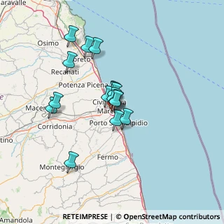 Mappa CC CEETRUS, 63821 Porto Sant'Elpidio FM, Italia (10.53063)
