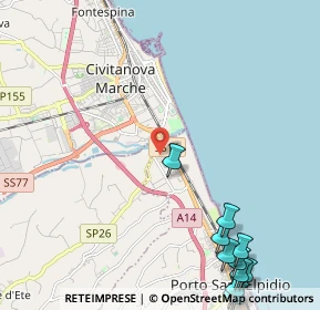 Mappa CC CEETRUS, 63821 Porto Sant'Elpidio FM, Italia (3.38545)