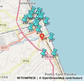Mappa CC CEETRUS, 63821 Porto Sant'Elpidio FM, Italia (1.79938)