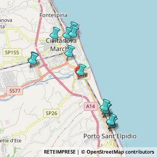 Mappa CC CEETRUS, 63821 Porto Sant'Elpidio FM, Italia (2.42429)