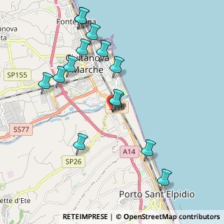 Mappa CC CEETRUS, 63821 Porto Sant'Elpidio FM, Italia (2.24714)