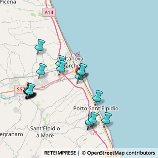 Mappa CC CEETRUS, 63821 Porto Sant'Elpidio FM, Italia (4.6555)