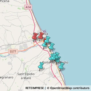 Mappa Auchan, 63821 Porto Sant'Elpidio FM, Italia (2.93364)
