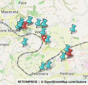 Mappa SP Maceratese, 62100 Macerata MC, Italia (1.0365)