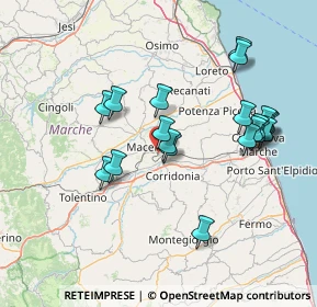 Mappa SP Maceratese, 62100 Macerata MC, Italia (15.1085)