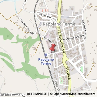 Mappa Via della Stazione, 14, 53040 Rapolano Terme, Siena (Toscana)