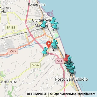 Mappa Via Fratte, 63821 Sant'Elpidio a Mare FM, Italia (2.038)