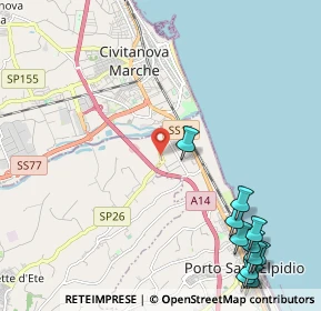 Mappa Via Fratte, 63821 Sant'Elpidio a Mare FM, Italia (3.20364)