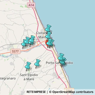 Mappa Via Fratte, 63821 Sant'Elpidio a Mare FM, Italia (3.26538)