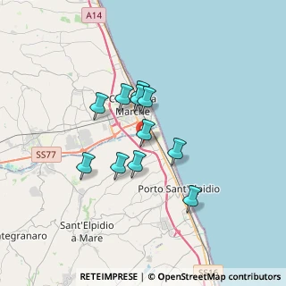 Mappa Via Fratte, 63821 Sant'Elpidio a Mare FM, Italia (2.66182)