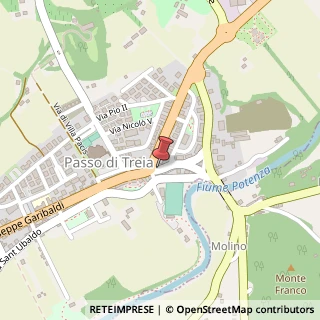 Mappa Via Giacomo Matteotti,  8, 62010 Treia, Macerata (Marche)