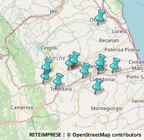 Mappa Via Majorana, 62010 Pollenza MC, Italia (11.43818)