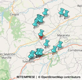 Mappa Via Majorana, 62010 Pollenza MC, Italia (7.15944)