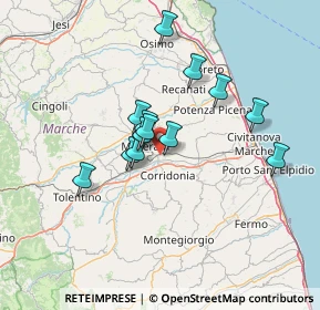 Mappa Via 8 Marzo, 62100 Piediripa MC, Italia (11.16154)