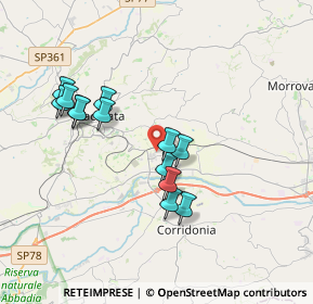 Mappa Via 8 Marzo, 62100 Piediripa MC, Italia (3.47846)