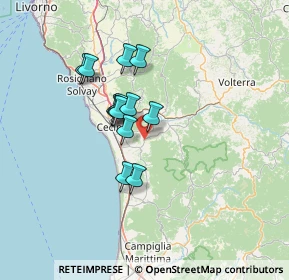 Mappa Via della Camminata Est, 57020 Bibbona LI, Italia (10.43769)
