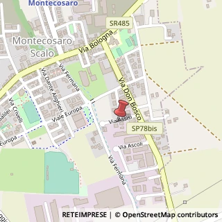 Mappa Via Assisi, 11, 62010 Montecosaro, Macerata (Marche)