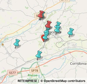 Mappa Montecassiano, 62100 Macerata MC, Italia (3.02)