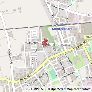 Mappa Via verdi giuseppe 28, 63018 Montecosaro, Macerata (Marche)