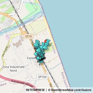 Mappa Centro Vacanze La Risacca, 63821 Porto Sant'Elpidio FM, Italia (0.328)