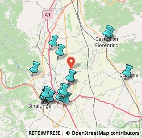 Mappa Strada Provinciale 327 km 14, 52045 Foiano della Chiana AR, Italia (8.6755)