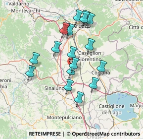 Mappa Strada Provinciale 327 km 14, 52045 Foiano della Chiana AR, Italia (13.855)