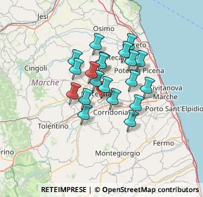 Mappa Via Luigi Bertelli, 62100 Macerata MC, Italia (9.818)