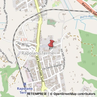Mappa Via della Repubblica, 12, 53040 Rapolano Terme, Siena (Toscana)