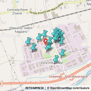 Mappa Via Enzo Ferrari, 62012 Zona Industriale MC, Italia (0.2905)