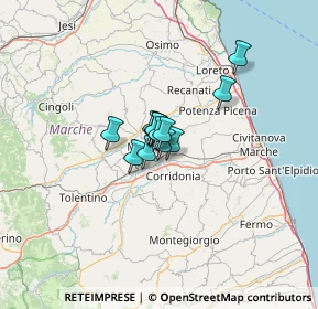 Mappa Via Domenico Costanzi, 62100 Macerata MC, Italia (5.69231)