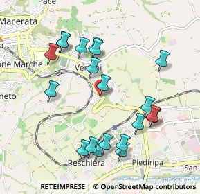 Mappa Via Domenico Costanzi, 62100 Macerata MC, Italia (1.0415)