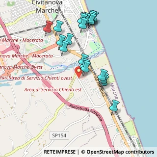 Mappa Via Mar Rosso, 63821 Porto Sant'Elpidio FM, Italia (1.0535)