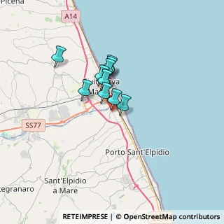 Mappa Via Mar Rosso, 63821 Porto Sant'Elpidio FM, Italia (2.19)