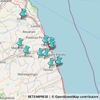 Mappa Via Mar Rosso, 63821 Porto Sant'Elpidio FM, Italia (13.75667)
